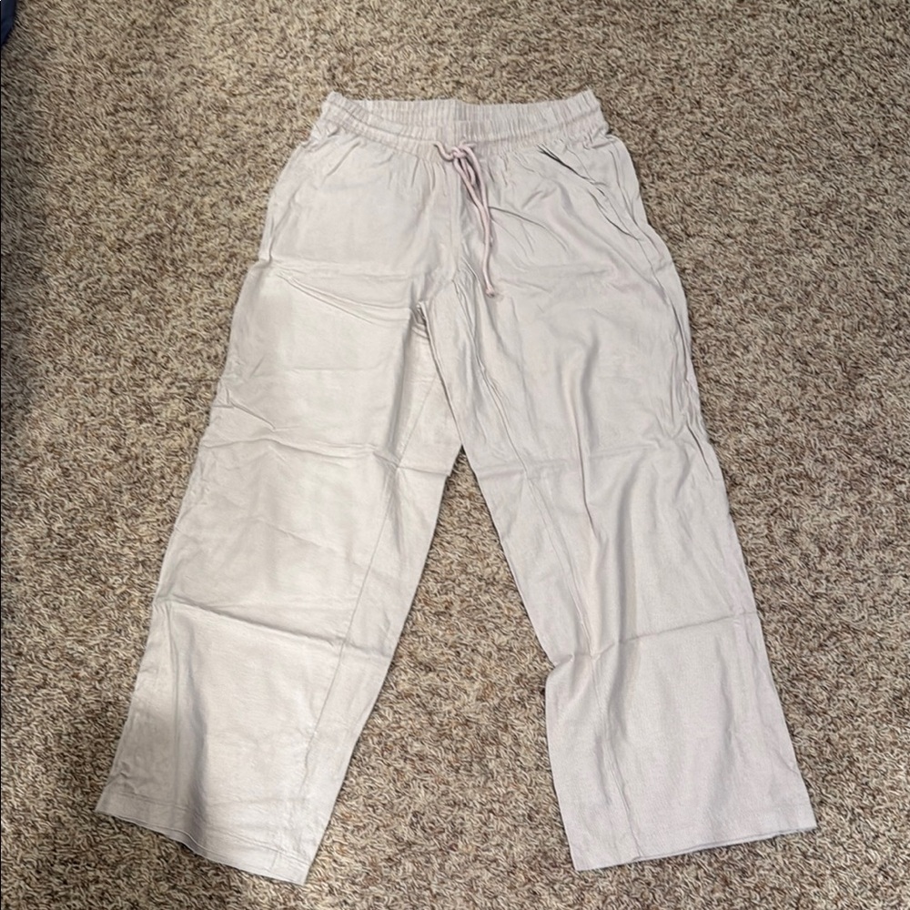 Torrid Cream Wide-Leg Trousers